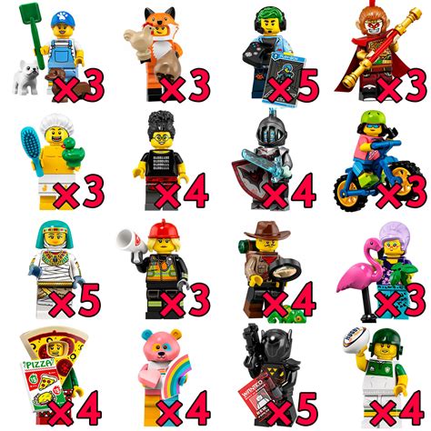 lego series 19 minifigures